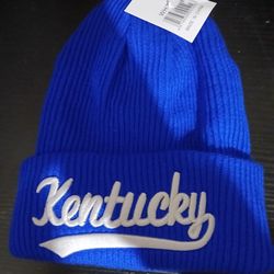 Brand New Blue Kentucky Beanie 