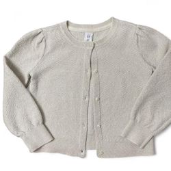 Gap baby girl cream cardigan Size 5 years NWOT 