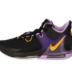 Nike Lebron Witness 7, Lakers Black & Purple Basketball Shoes, Men’s Size 8.5 New DM1123-002 