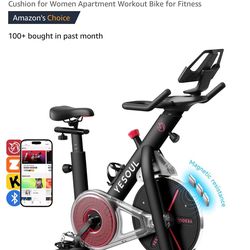 Yesoul Exercise Bike + Oversized Comfort Bike Seat