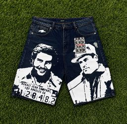 Asaali cartel denim shorts