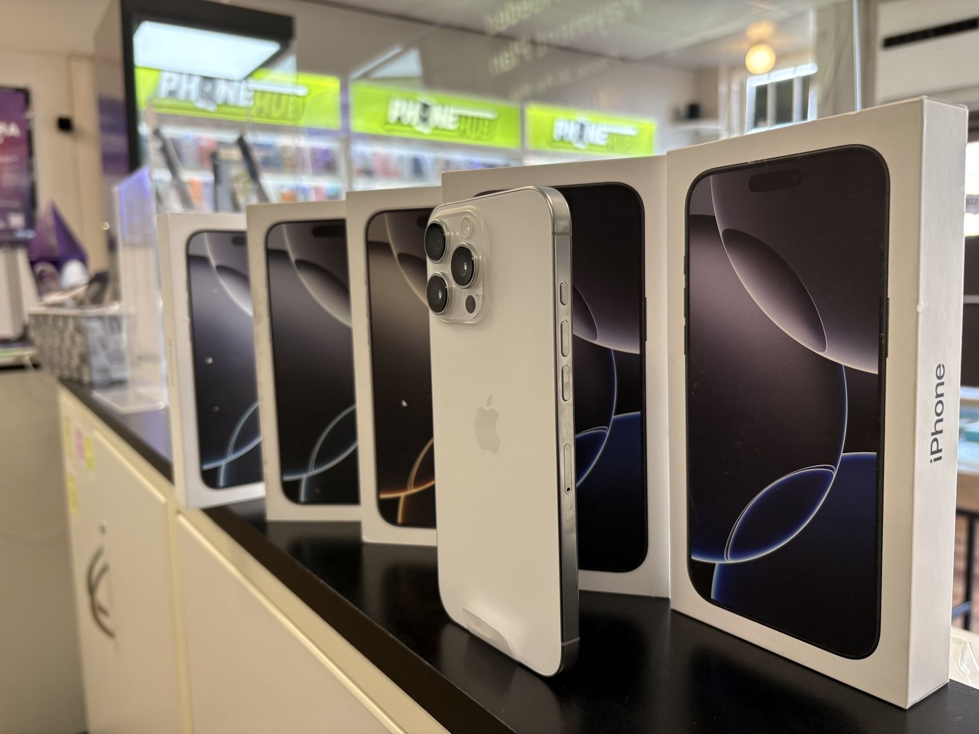 New Unlock iPhone 16 Pro Max 256GB With Sim Tray No Credit Needed Only $79 Down Payment Today!! Only At Phone Hub Fall River Ma