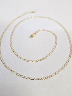 10kt Gold Curb Chain 20"