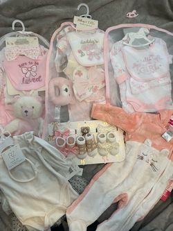 New Baby Girl Clothing Set Bundle