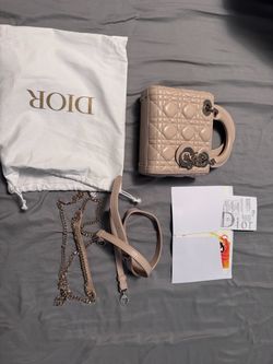 Dior lady bag blush pink