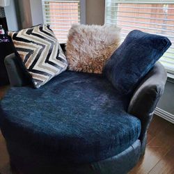 Swivel Chairs Curdoroy Plush Soft