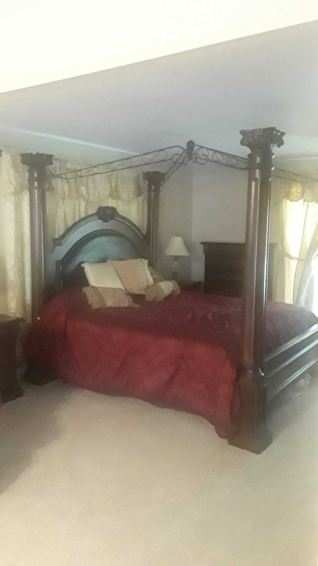 King bedroom and mattress set