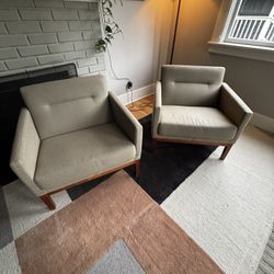 Coalesse Green Chair Set