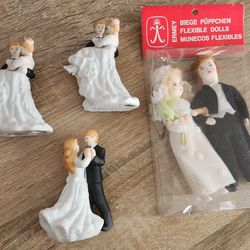 Vintage Bride and Groom Figurines