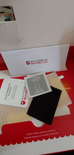 Zagg invisible shield iphone 8+ screen protector
