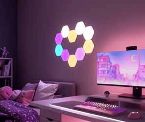 Nanoleaf Shapes | Smart Color-Changing LED (21 Total With Plugs & Connectors)