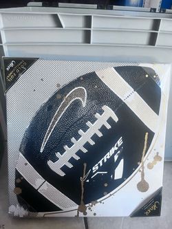 Football canvas decor