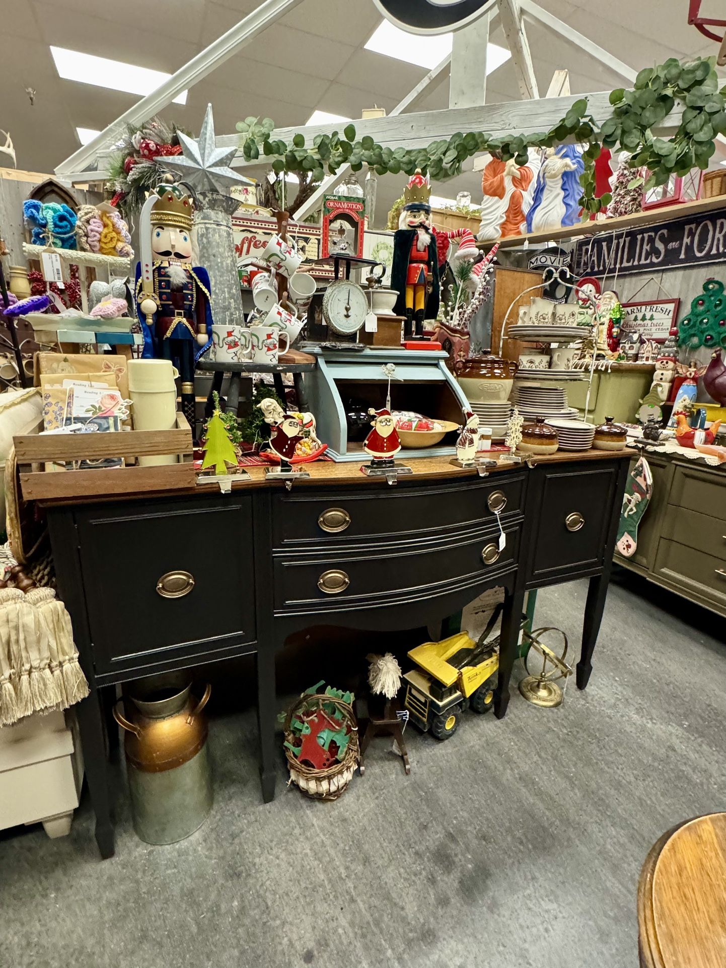 Newly Refinished Buffet Table