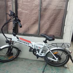 Folding, 20 Inch,  Wheel Electric Bike 