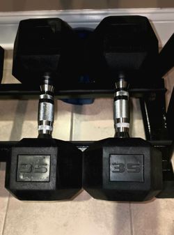 35 lbs Cap Dumbbells