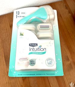 Schick Intuition Sensitive Care Razor with 13 Refill Cartridges