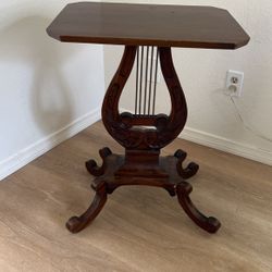 Wood Harp Table