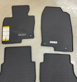 Mazda CX-5 Black Rubber Floor Mats, Carpet Matts, and multiple accessories