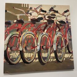 Bicycle wall Canvas Painting 