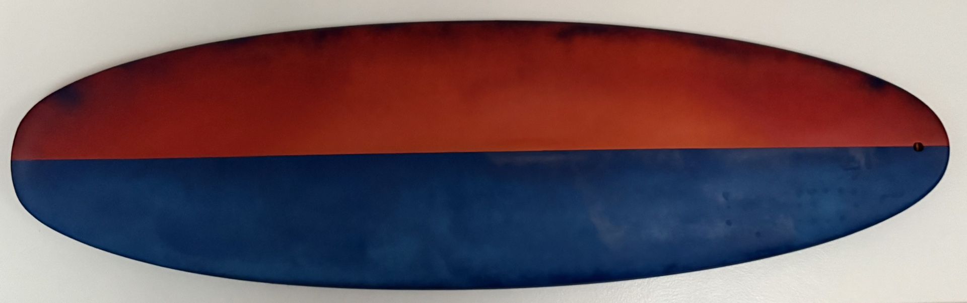 Repurposed Surfboard Art -Beach At Sunset