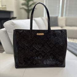  Pre-owned Authentic Louis Vuitton Wilshire MM Vernis Tote / Shoulder Bag