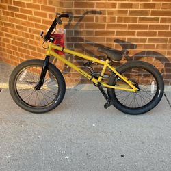 Redline Asset 20" BMX Freestyle Bike-Mustard New 10” Frame Size
