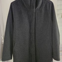 Pendleton Grey Wool Blend Button & Full Zip Peacoat Men’s Size Small