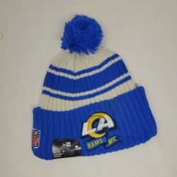 NEW 2022 NFL NEW ERA ON FIELD SIDELINE BEANIE - Los Angeles Rams