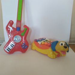 Dog Zylophone With Guitar