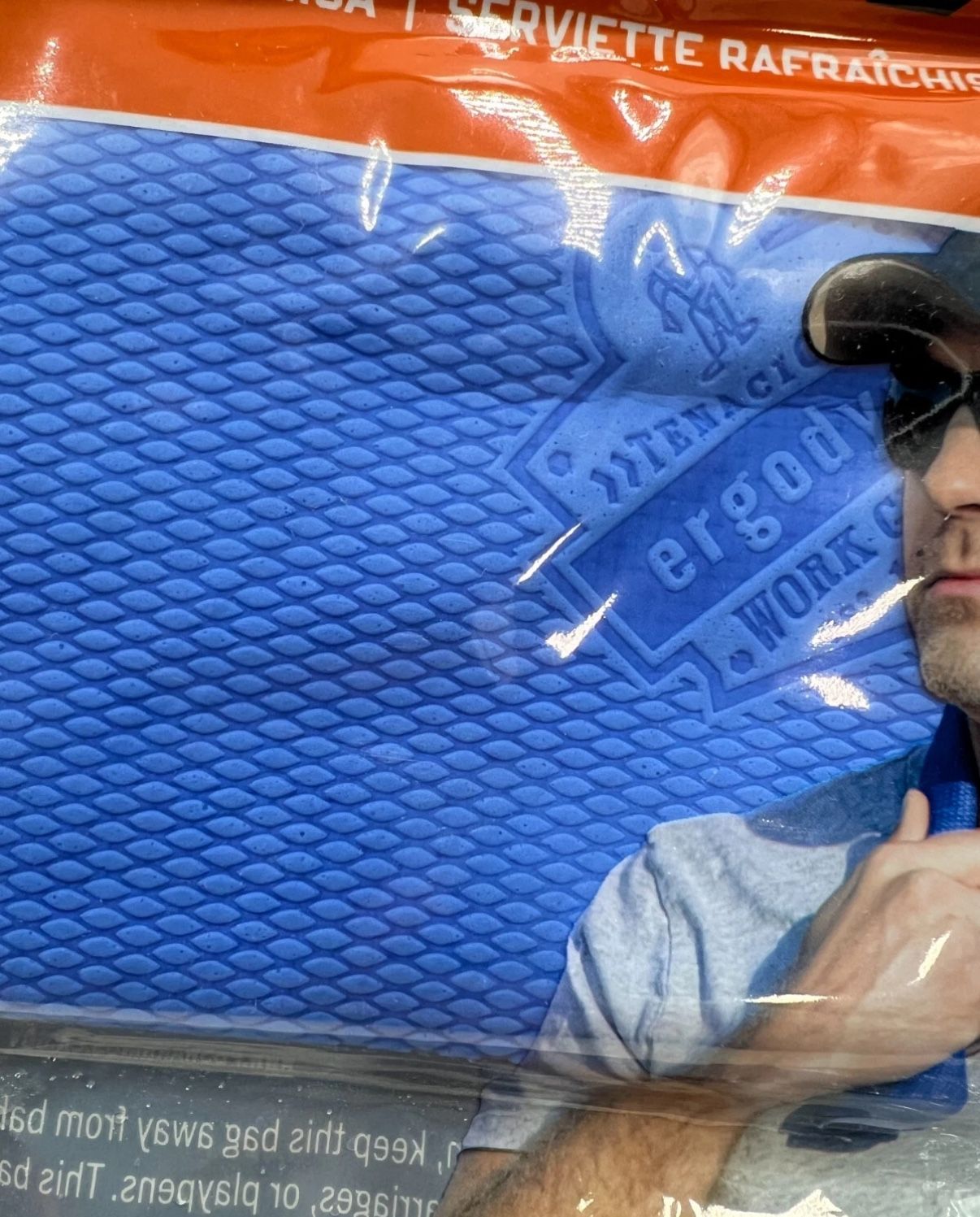 (QTY 50) Ergodyne Chill Its Blue Economy Evaporative Cooling Towel 12411 🥶❄️