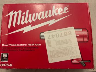 Milwaukee dual temperature heat gun #8975-6