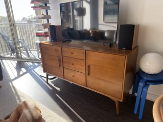 West Elm Mid-Century Media Console (58")