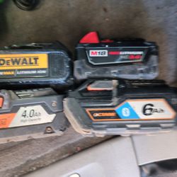 4 Different Batteries 