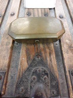 Vintage Brass Hinged Box- Located in Shelton