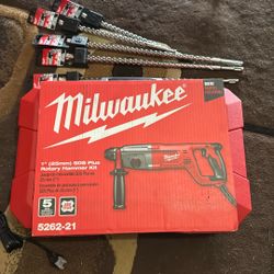 Milwaukee 1 Inch 25 Mm Sds Rotary Hammer Kit