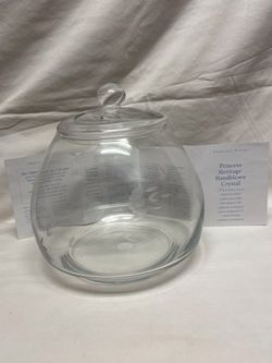 💎 Princess House 💎 6497 two piece crystal Bowl 💎 ✨New / Never Used ✨
