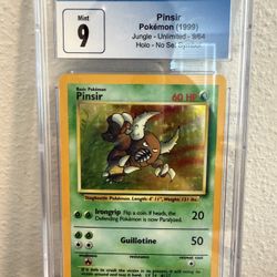 Pokemon 1999 Pinsir Jungle No Symbol Error