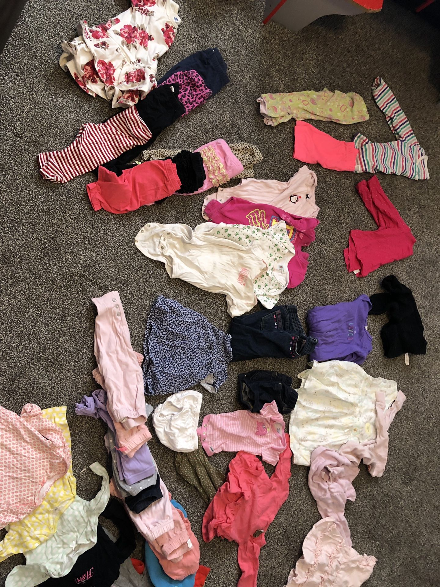 Baby girl clothes 3-24 months