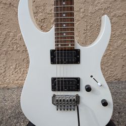 Ibanez RG 120 Indonesia White Electric Guitar HH Tremolo 24 Jumbo Frets 