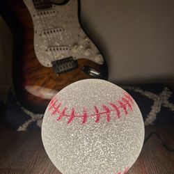 Baseball kids room lamp