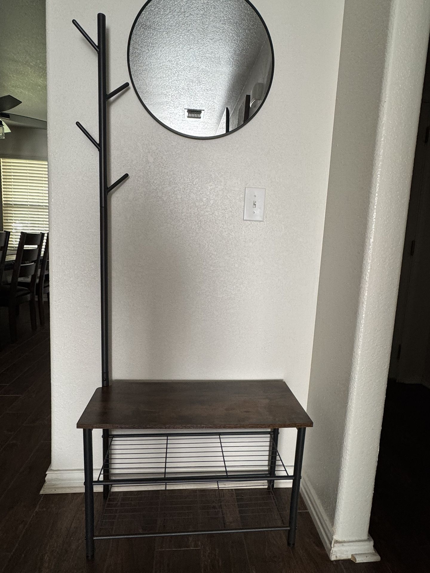 Coat Rack Shoe Bench