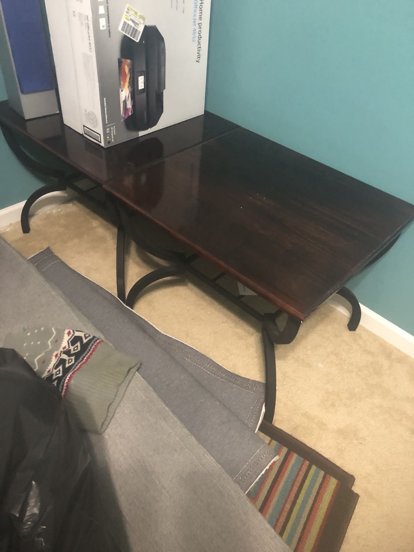 Two Brown Tables