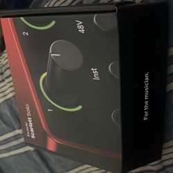 Focusrite scarlett solo gen 4