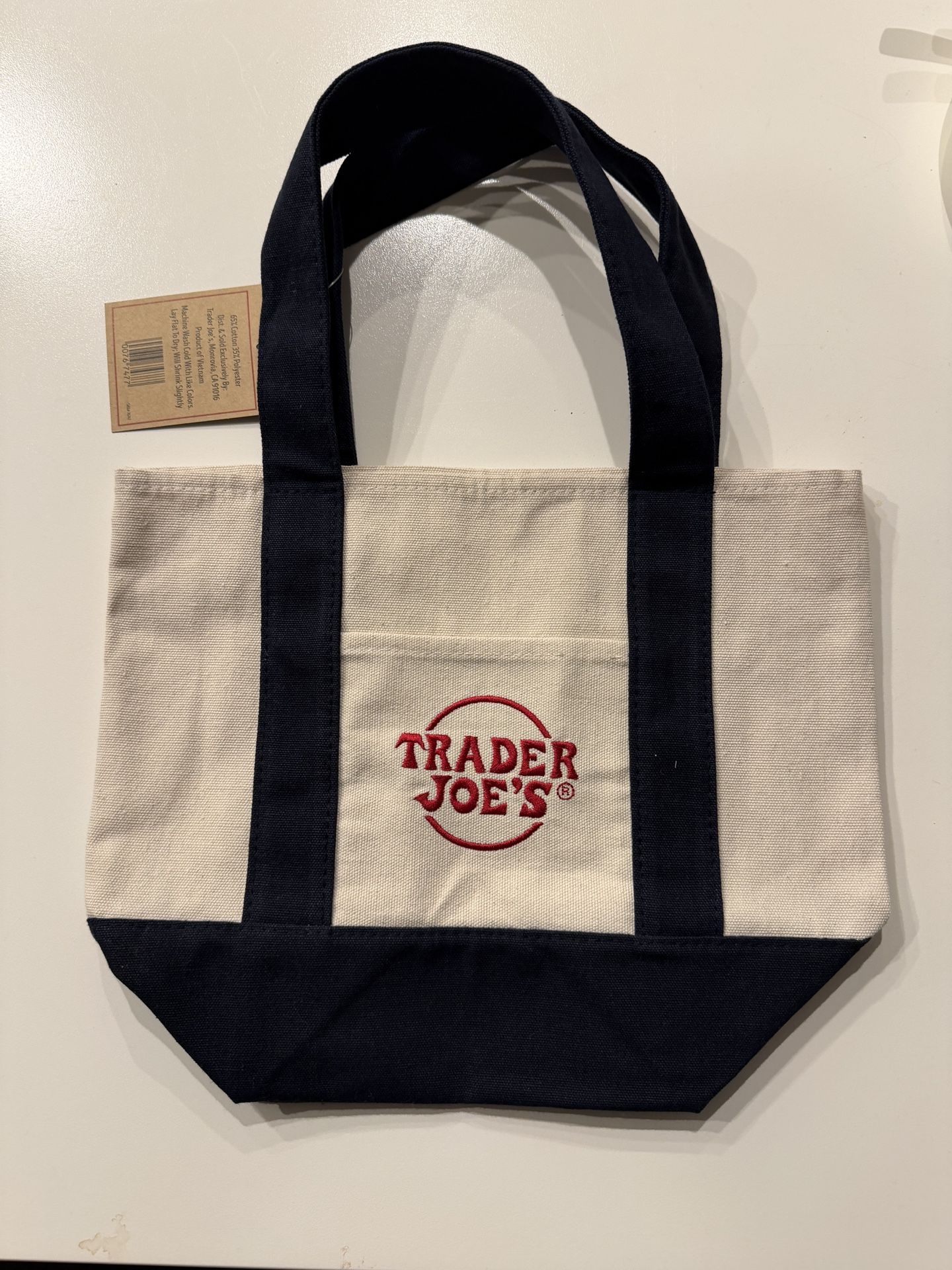 Trader joe’s Mini Tote Bag Navy