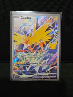 30th Celebration Zapdos Pokemon Card