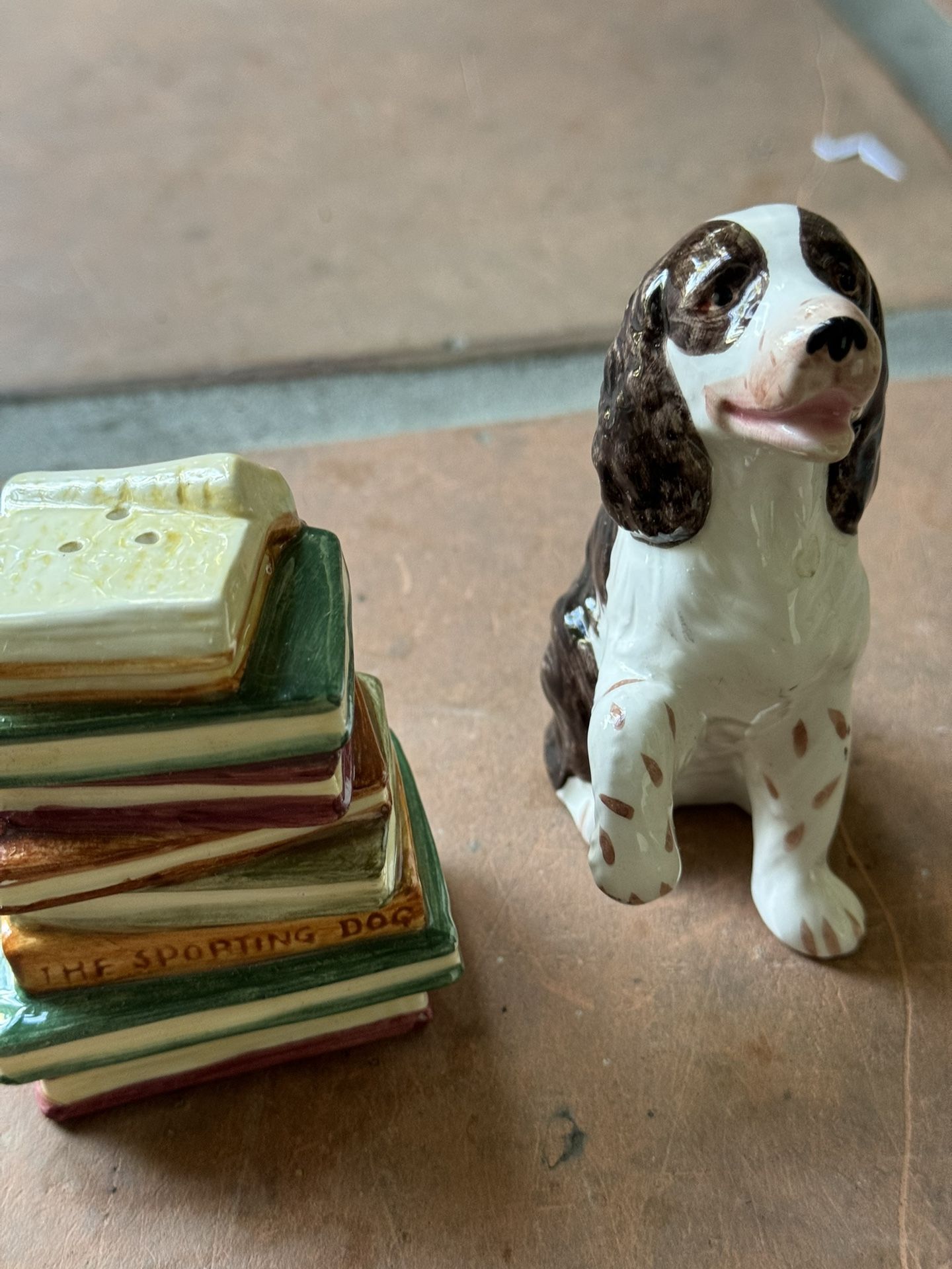 1994 Springer Spaniel Salt and Pepper Shaker