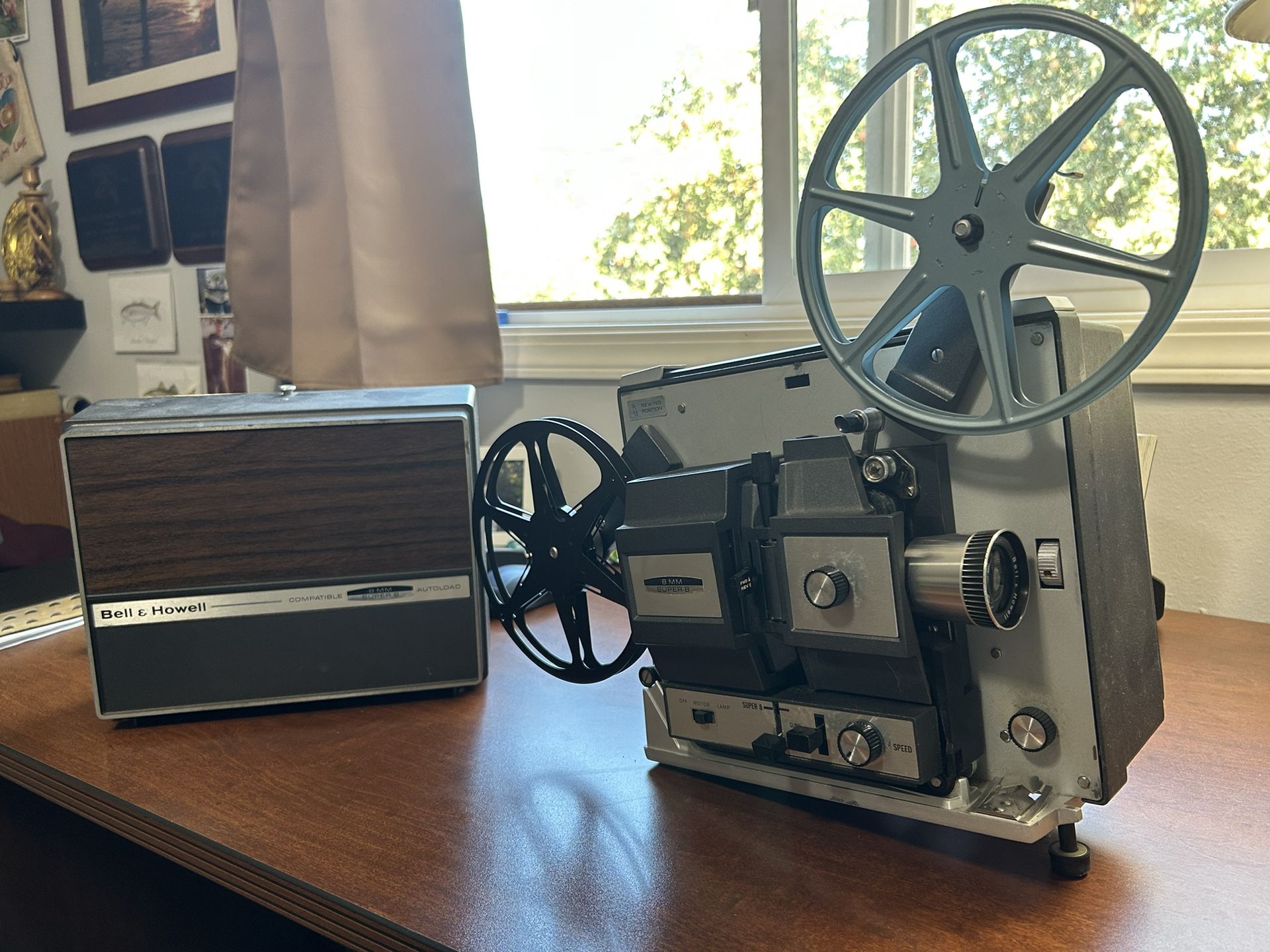 Super 8 projector