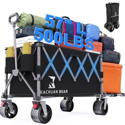 New Foldable wagon 
500 pounds weight capacity
Works Perfect