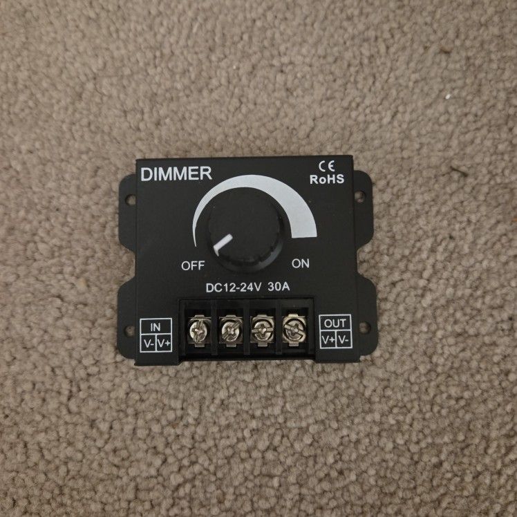 New DC 12V–24V LED Dimmer Switch 30A 360W Adjustable Voltage