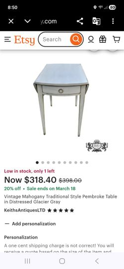 Vintage Pembroke Table 